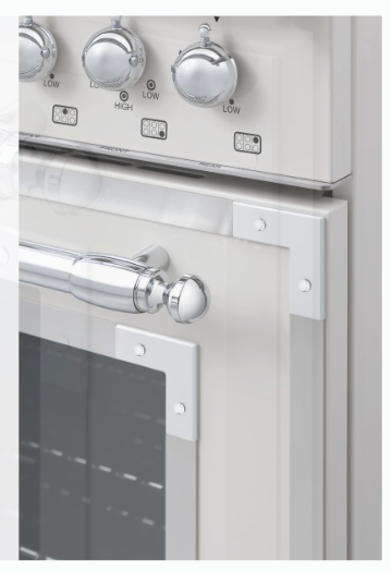 Bertazzoni 36 Inch Freestanding Gas Range with 6 Sealed Burners, 5.7 cu. ft. Oven Capacity, European Convection Oven, and 19000 BTU Power Burners HER366BCFGMAVT - Scratch & Dent (Minor)