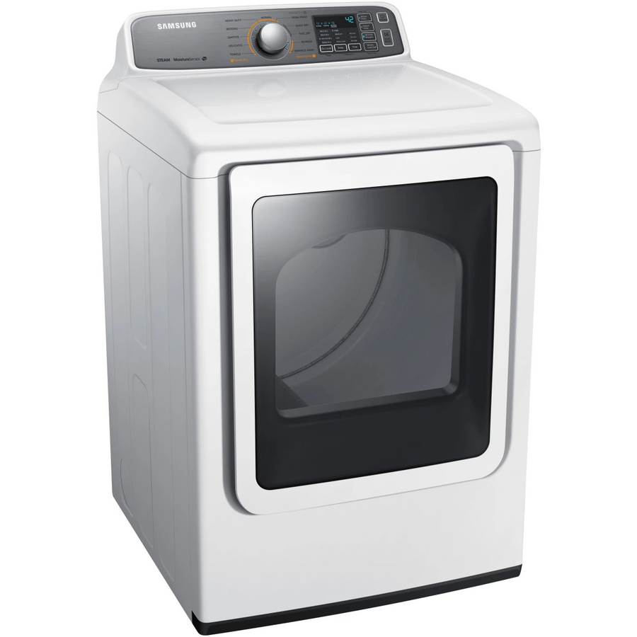 Samsung 7.4 cu. ft. Electric Dryer with Steam DV48H7400EW - Certified Refurbished
