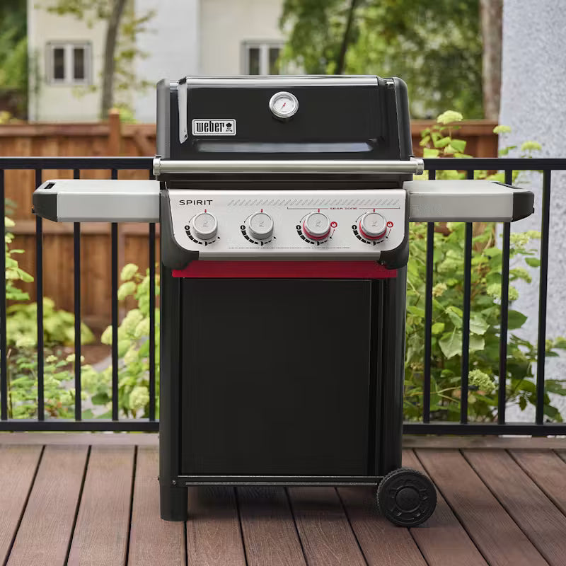 Spirit E-425 4-Burner Liquid Propane Gas Grill in Black with Powerful Boost Burners 22521697 - E-425 - Certified Refurbished