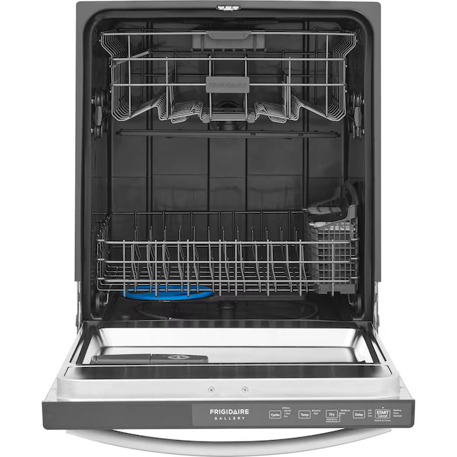 Frigidaire Gallery 24-in Top Control Built-in Dishwasher, OrbitClean Wash System, 51-Decibel in Stainless Steel GDHH4527AF - Scratch & Dent (Moderate)
