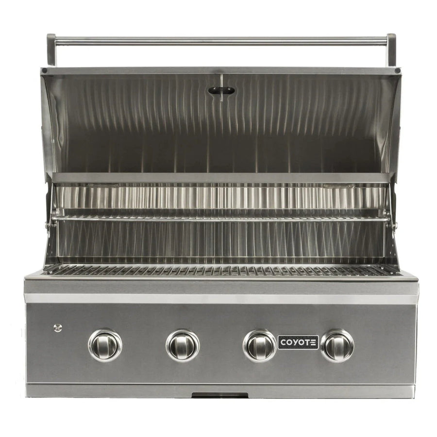 Coyote C-Series 35.5" Built-In Gas Grill in Stainless Steel 1118351 - C2C36LP - Scratch & Dent (Moderate)