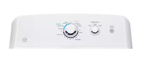 GE® 3.8 cu. ft. Capacity Washer with Stainless Steel Basket in White GTW330ASKWW - Scratch & Dent (Moderate) and GE® 7.2 cu. ft. Capacity Aluminized Alloy Drum Electric Dryer 16228 - GTD33EASKWW - Scratch & Dent (Minor)