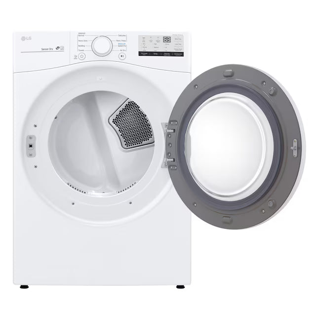 LG 7.4 cu. ft. Ultra Large Capacity Front Load Gas Dryer in White 31133SD158 - DLG3401W - Scratch & Dent (Moderate)