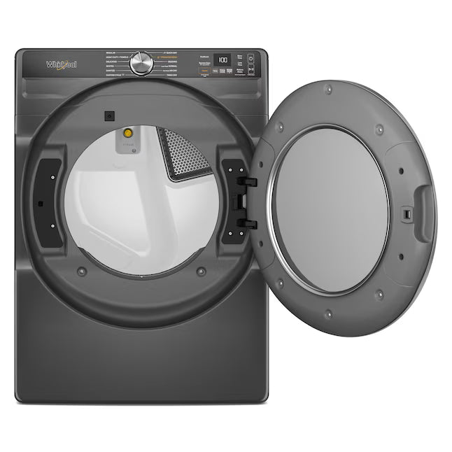 Whirlpool 7.4-cu ft Stackable Vented Gas Dryer with Steam Cycle in Volcano Black 31134SD185 - WGD6720RU - Open Box