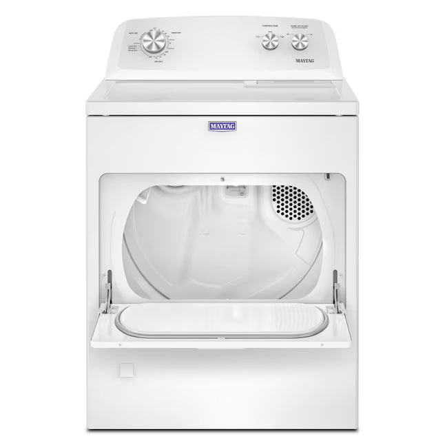 Maytag 7-cu ft Vented Gas Dryer in White 22231SD296 - MGD4005SW - Scratch & Dent (Minor)