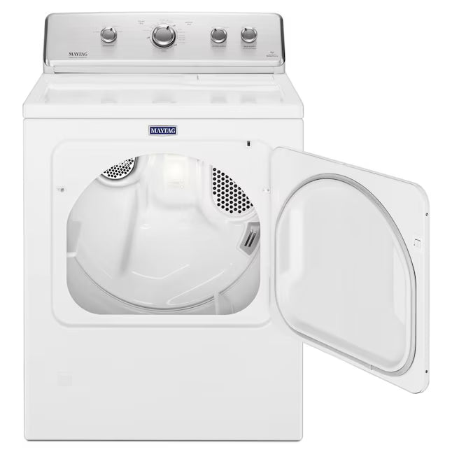 Maytag Large Capacity Top Load Dryer with Wrinkle Control – 7.0 cu. ft. 05CR61 - MEDC465HW - Certified Refurbished