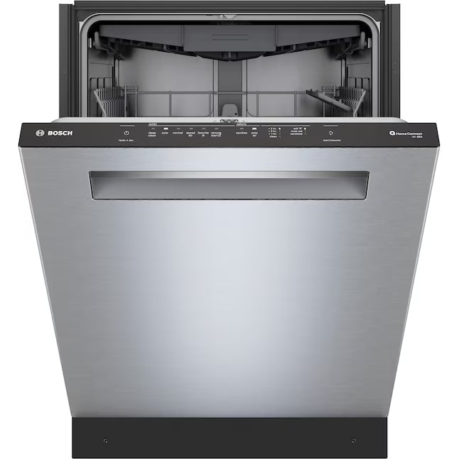 Bosch 500 Series 24 in. Stainless Steel Top Control Tall Tub Pocket Handle Quietest 44 dBA Dishwasher with Stainless Steel Tub SHP65DM5N - Scratch & Dent (Minor)