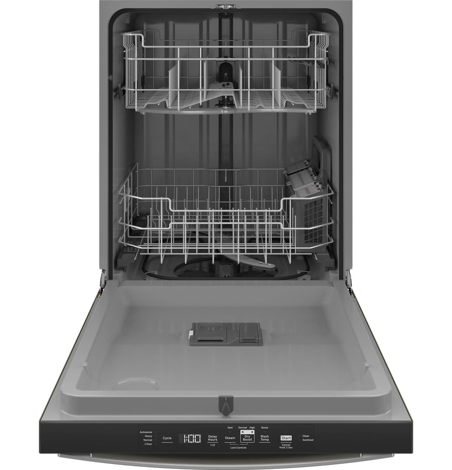 GE® ENERGY STAR® Top Control with Plastic Interior Dishwasher with Sanitize Cycle & Dry Boost 25131SD287 - GDT550PMRES - Scratch & Dent (Moderate)