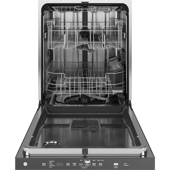 GE® ENERGY STAR® Top Control with Stainless Steel Interior Dishwasher with Sanitize Cycle GE9895 - GDP670SGVBB - New In Box
