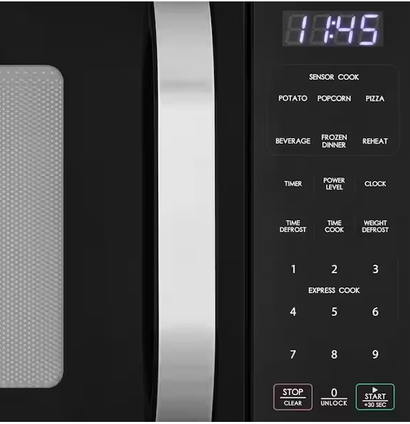 Vissani 21 in. 1.1 cu. ft. 1000-Watt Countertop Microwave Oven in Fingerprint Resistant Stainless Steel and Bar Handle SA617 - VSCMWE11S2W2102 - New in Box