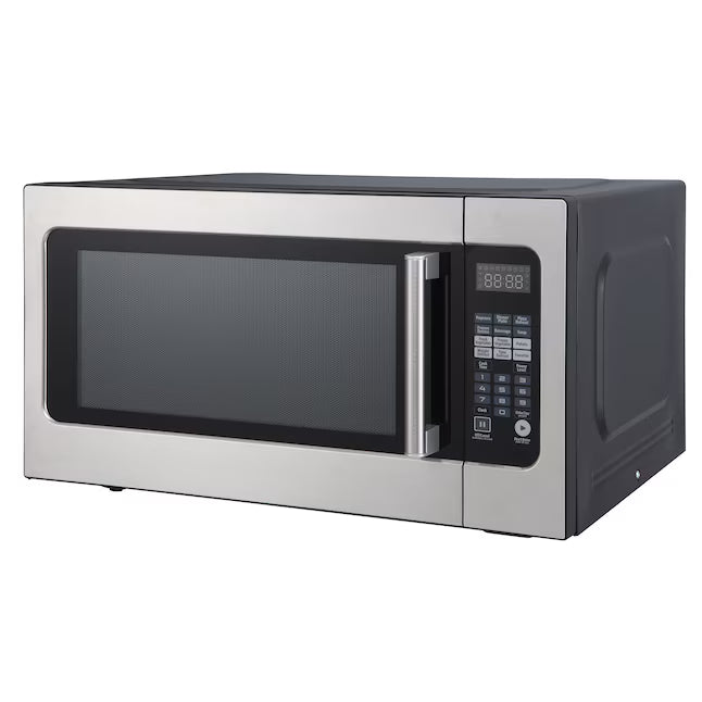 Magic Chef 2.2-cu ft 1200-Watt Countertop Microwave in Stainless Steel MC2211MS - Open Box
