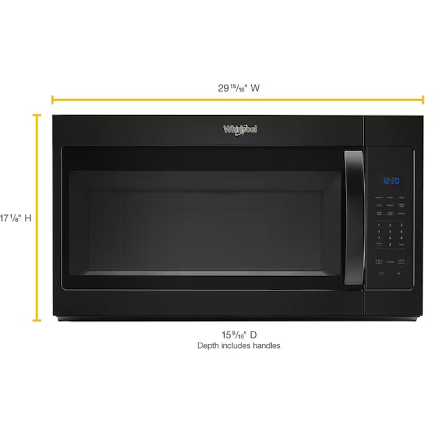 1.7 cu. ft. Microwave Hood Combination with Electronic Touch Controls 5SD276 - WMH31017HB - Open Box