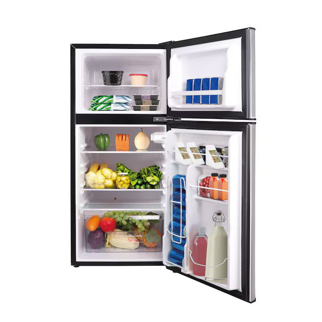 Frigidaire 4.5-cu ft Mini Fridge in Stainless Steel S168 - EFR463 - Open Box