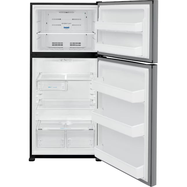 Frigidaire 18.3 cu. ft. 30" Wide Top Freezer Refrigerator with EvenTemp Cooling System 31132SD80 - FFTR1835VS - Scratch & Dent (Moderate)