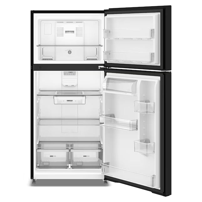 Whirlpool® 29.5-inch Wide 19.3 Cu. Ft. Top Freezer Refrigerator with Total Coverage Cooling 22131SD107 - WRTX5419SB - Open Box