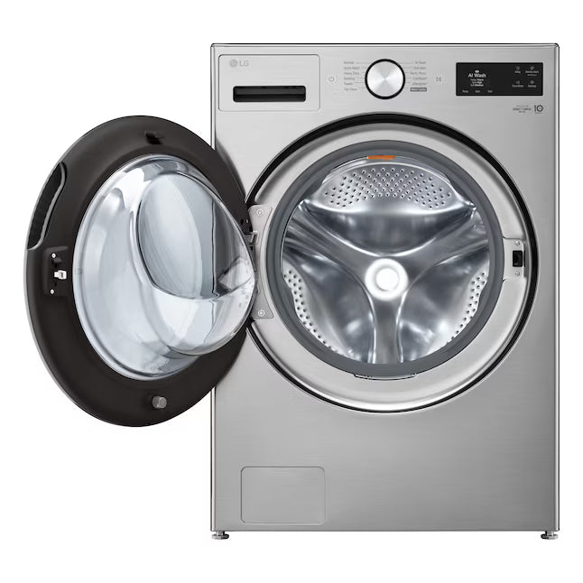 LG 5.0 cu. ft. Mega Capacity Smart Front Load Washer with TurboWash® 360°, AI Sensing and Hybrid Electronic Controls with LCD Display WM5800HVA - Scratch & Dent - Minor