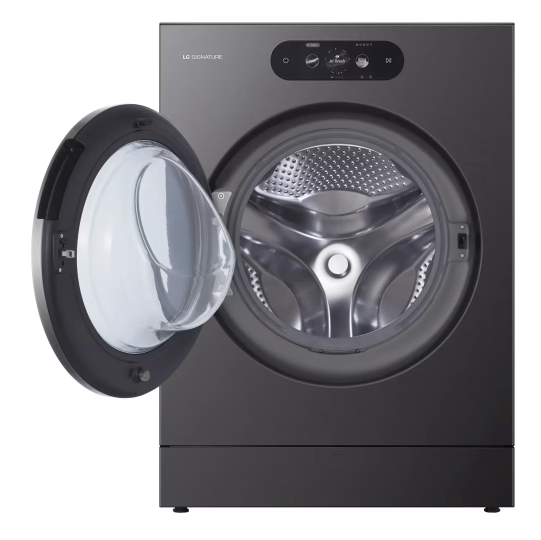 LG SIGNATURE 5.8 cu. ft. Smart Front Load Washer with ezDispense® and Touch LCD Control WM9901HBA - Scratch & Dent (Moderate)