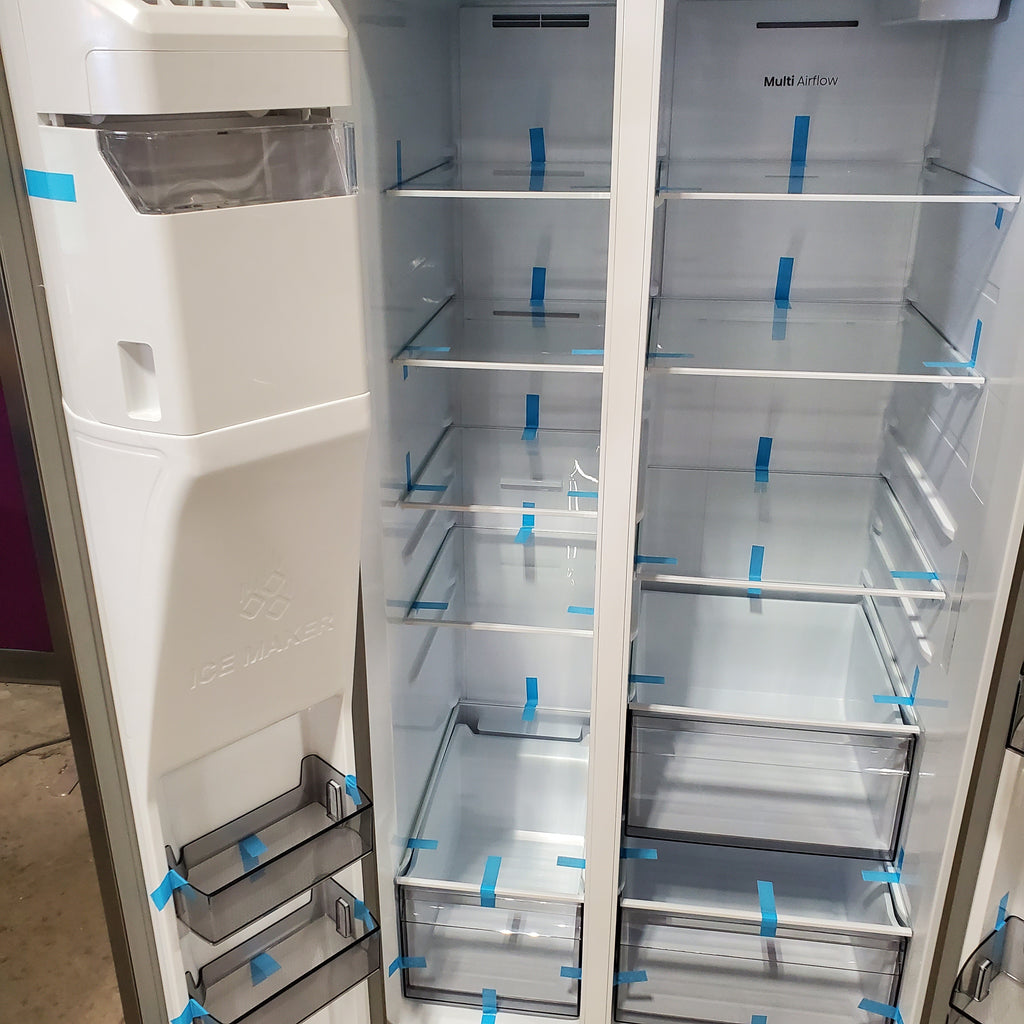 Hisense 29.1 cu. ft. Standard Depth Side by Side Refrigerator Stainless Steel 3SD899 - HRS290P5FSE - Scratch & Dent (Minor)