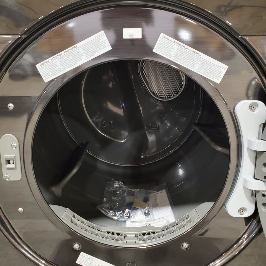 Samsung Frontload Brushed Black7.5 Cu. Ft. Electric Dryer with Sensor Dry 6SD93 - DVE45T6000V - Open Box