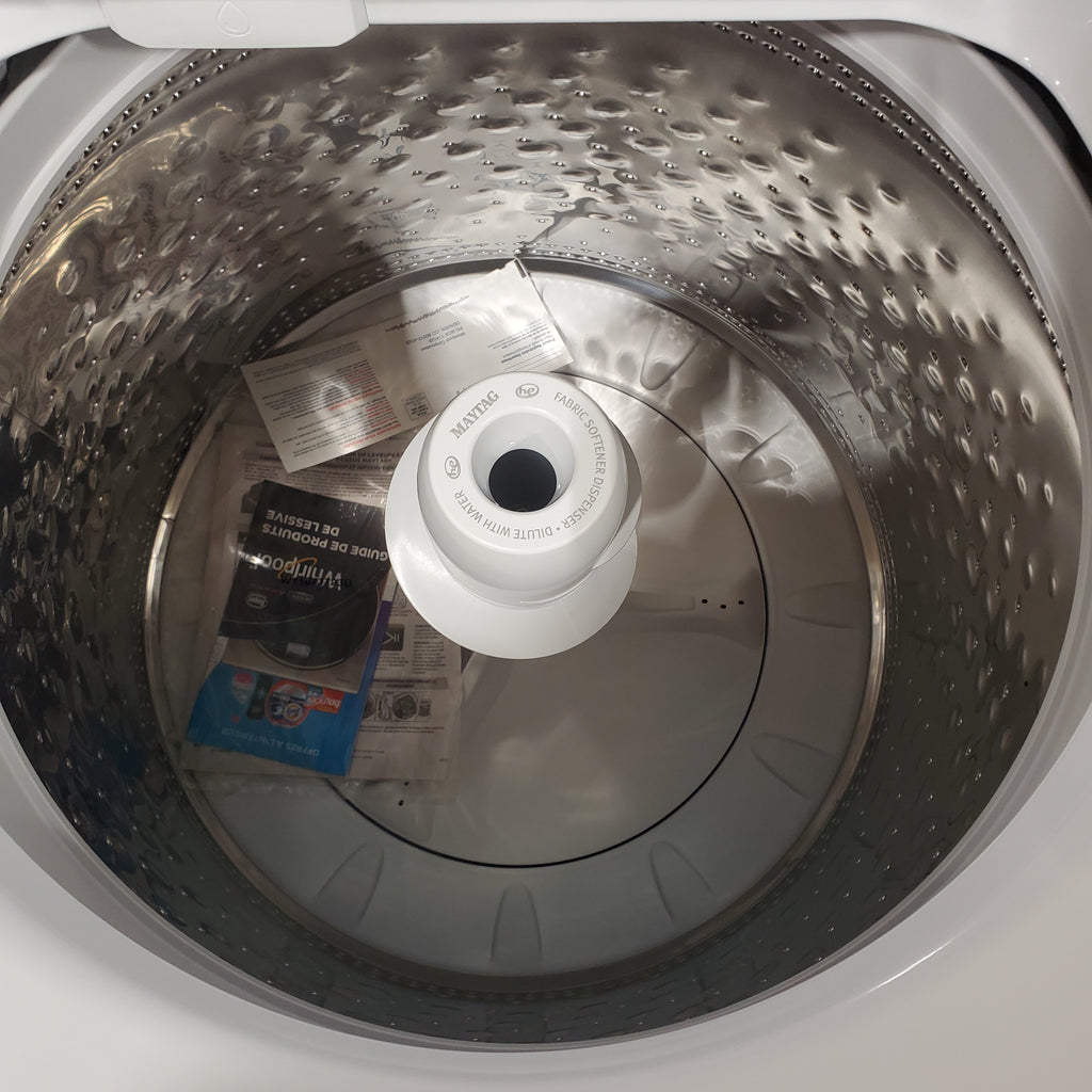 Pictures of Maytag Top Load 4.5 Cu. Ft. Washer with Deep Fill in White MVW4505MW - Open Box - Neu Appliance Outlet - Discount Appliance Outlet in Austin, Tx