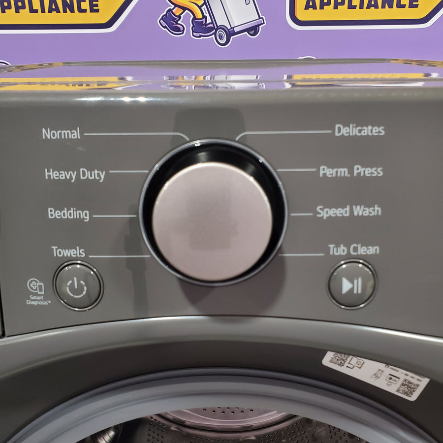 LG 5.0 cu. ft. Mega Capacity Front Load Washer in Black 251310SD871 - WM3470CM - Scratch & Dent (Moderate)