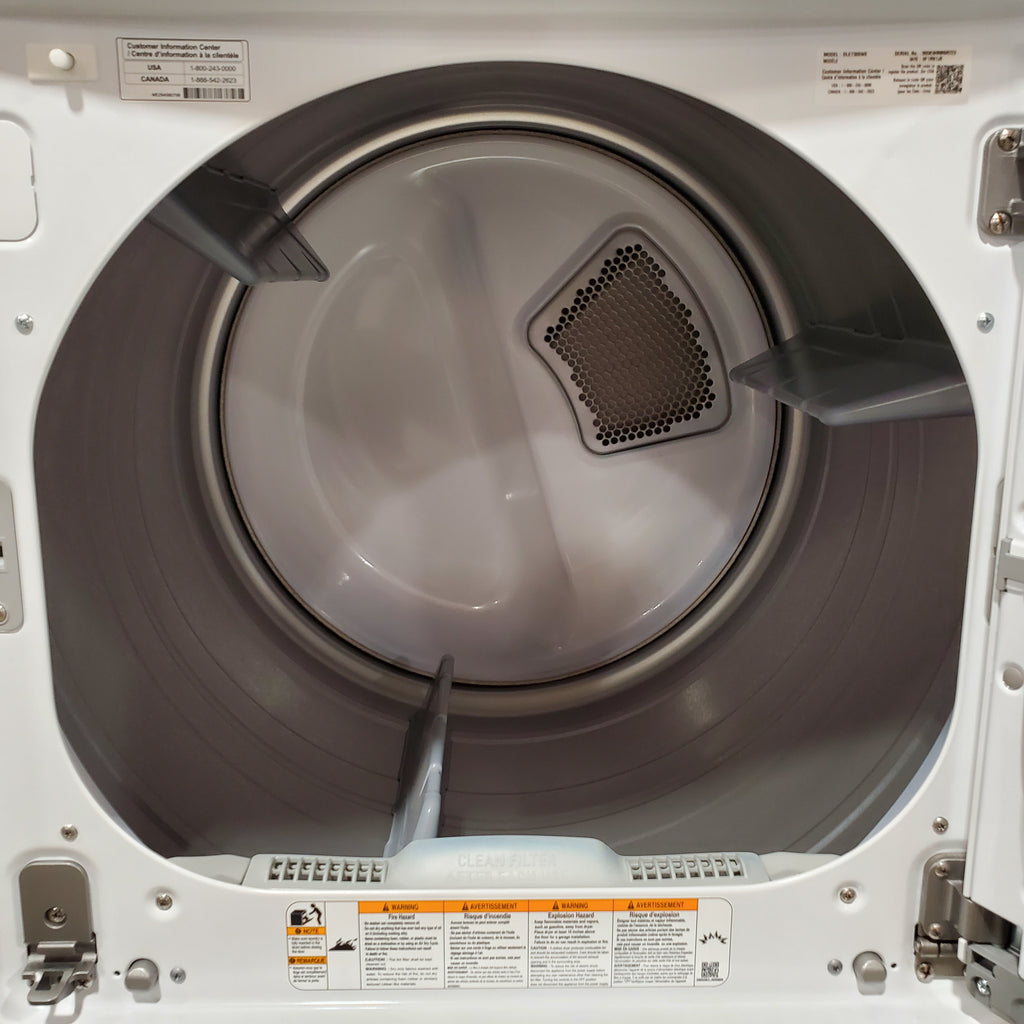 LG 7.3 cu. ft. Ultra Large Capacity Smart Wi-Fi Enabled Electric Dryer with Sensor Dry Technology DLE7300WE - Certified Refurbished