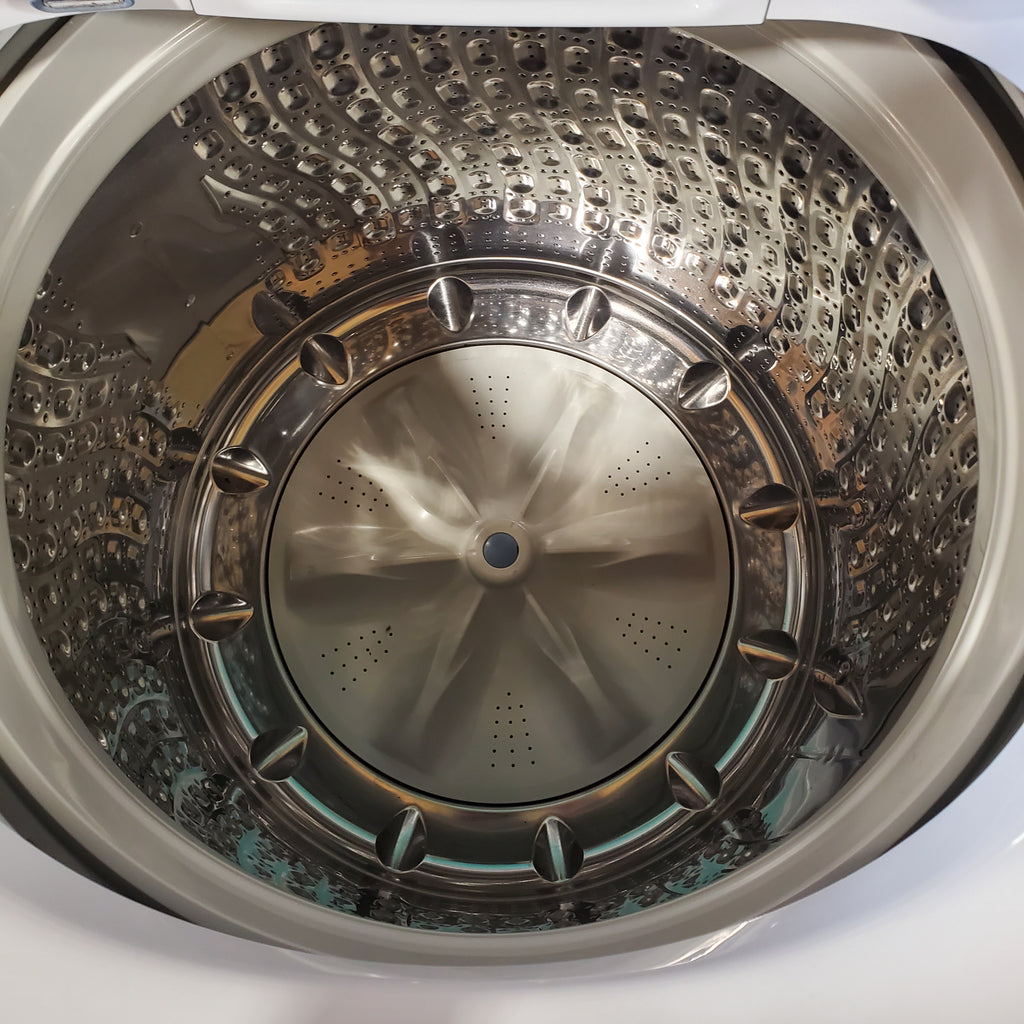 Pictures of Samsung ENERGY STAR 5.0 cu. ft. Top Load Washing Machine with Active Water Jet WA50R5200AW - Certified Refurbished - Neu Appliance Outlet - Discount Appliance Outlet in Austin, Tx