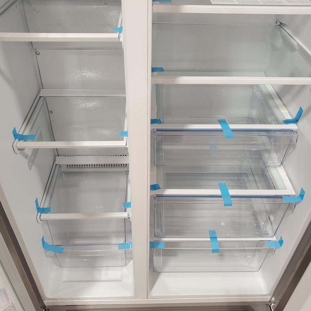 Pictures of Frigidaire 22 Cu. Ft. Counter-Depth Side-by-Side Refrigerator - 3SD547 - FRSC2333AS - Scratch & Dent (Minor) - Neu Appliance Outlet - Discount Appliance Outlet in Austin, Tx