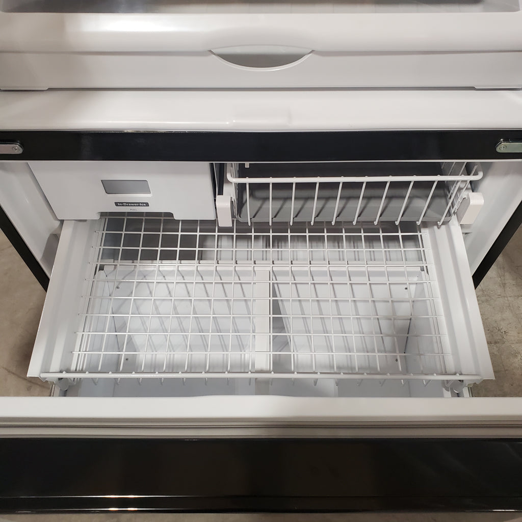 Pictures of KitchenAid 22 cu. ft. 36-Inch Width Counter Depth Panel Ready with Interior Dispense French Door Refrigerator KRFC302EPA - Open Box - Neu Appliance Outlet - Discount Appliance Outlet in Austin, Tx