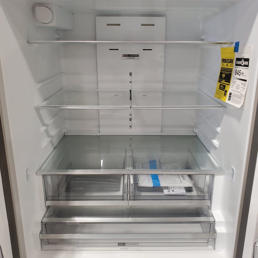 Whirlpool French Door 31 Cu. Ft. Refrigerator with Total Coverage Cooling in Fingerprint Resistant Stainless Steel 22131SD115 - WRFF3136SZ - Scratch & Dent (Minor)