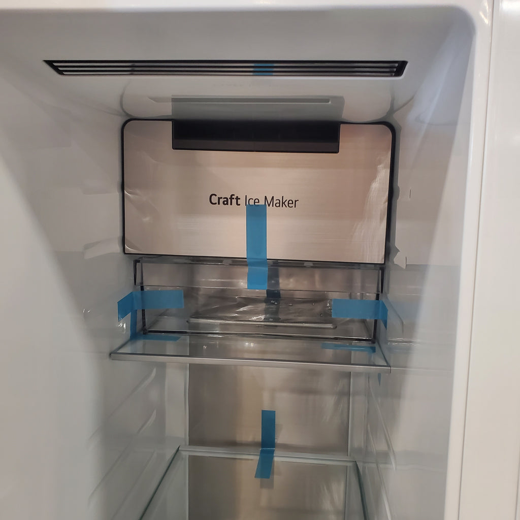 Pictures of LG 27 cu. ft. Side-By-Side InstaView® Refrigerator in PrintProof Stainless Steel 3SD655 - LRS0S2706S - Scratch & Dent (Minor) - Neu Appliance Outlet - Discount Appliance Outlet in Austin, Tx