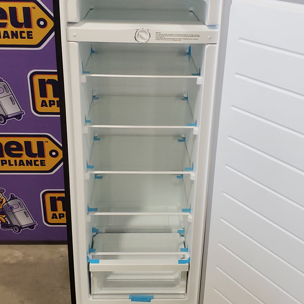 Pictures of Vissani 7.1 cu. ft. Manual Defrost Convertible Upright Freezer in Stainless Steel Look MDUFC7SS4 - Scratch & Dent (Minor) - Neu Appliance Outlet - Discount Appliance Outlet in Austin, Tx