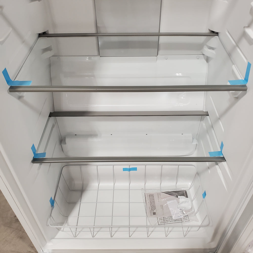 Pictures of Frigidaire 20 Cu. Ft. ENERGY STAR Garage Ready White Upright Freezer with EvenTemp™ Cooling System - FFUE2024AW - 3SD289 - Scratch & Dent (Minor) - Neu Appliance Outlet - Discount Appliance Outlet in Austin, Tx