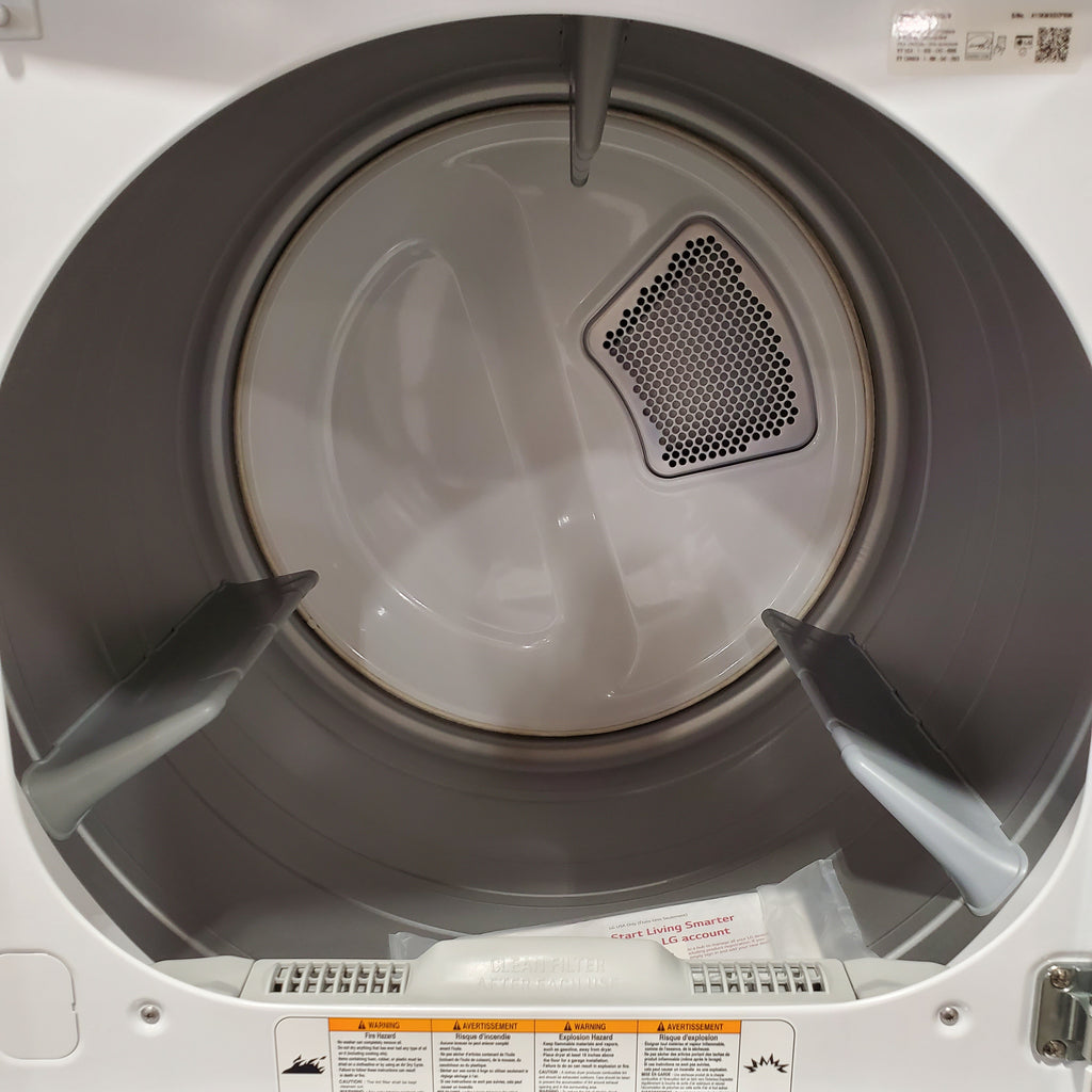 LG 7.3 cu. ft. Ultra Large Capacity Electric Dryer with Sensor Dry Technology 3SD904 - DLE7150W - Open Box