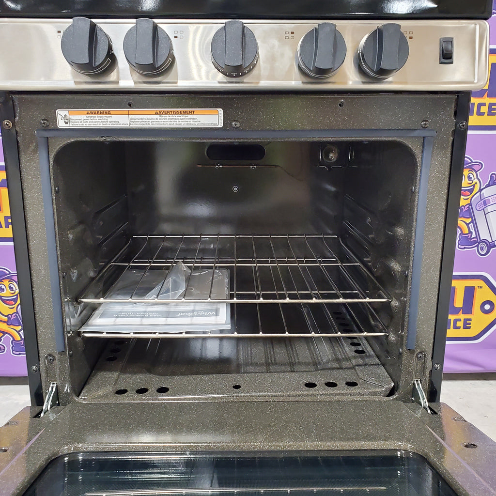 Pictures of Whirlpool 24-inch Freestanding Gas Range with Sealed Burners in Stainless Steel WFG500M4HS - Scratch & Dent (Minor) - Neu Appliance Outlet - Discount Appliance Outlet in Austin, Tx