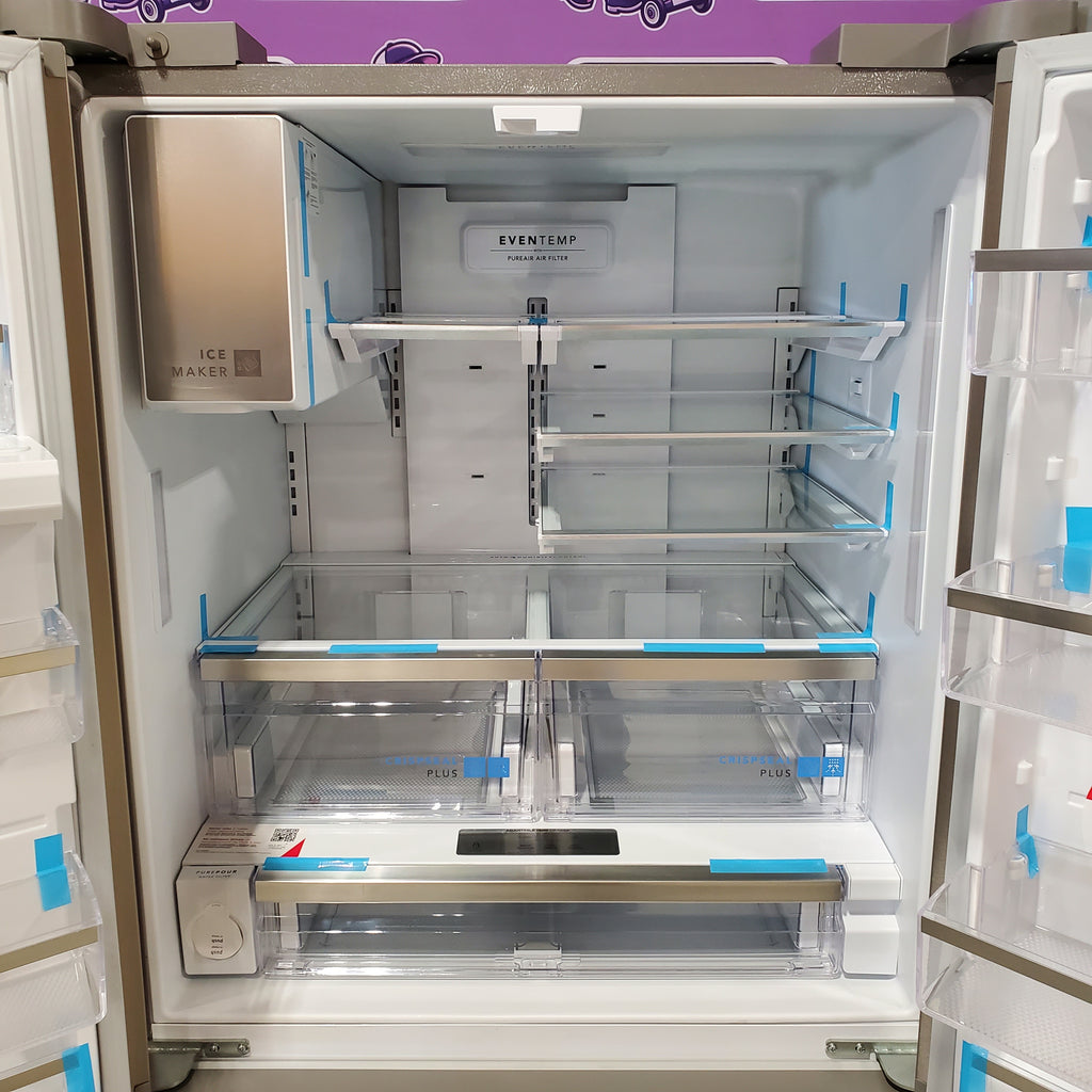 Pictures of Frigidaire 27.8-cu ft French Door Refrigerator with Dual Ice Maker (Fingerprint Resistant Stainless Steel) ENERGY STAR GRFS2853AF - Scratch & Dent (Moderate) - Neu Appliance Outlet - Discount Appliance Outlet in Austin, Tx