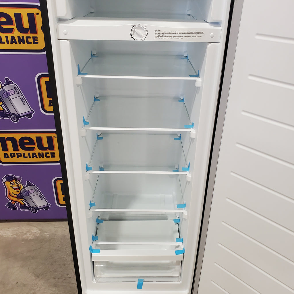 Pictures of Vissani 7.1 cu. ft. Manual Defrost Convertible Upright Freezer in Stainless Steel Look MDUFC7SS4 - Scratch & Dent (Minor) - Neu Appliance Outlet - Discount Appliance Outlet in Austin, Tx