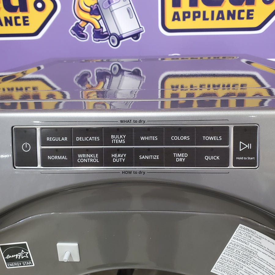 Whirlpool 7.4 cu. ft. Front Load Electric Dryer with Steam Cycles WED8620HC - Scratch & Dent (Minor)