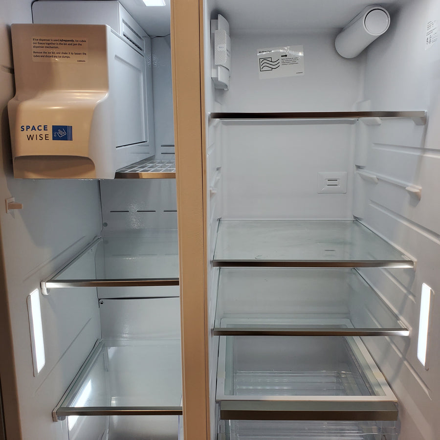 Frigidaire Gallery Smudge Proof Stainless Steel 26 Cu. Ft. Side by Side Refrigerator with Bright LED Lighting GRSS2652AF - Scratch & Dent (Major)