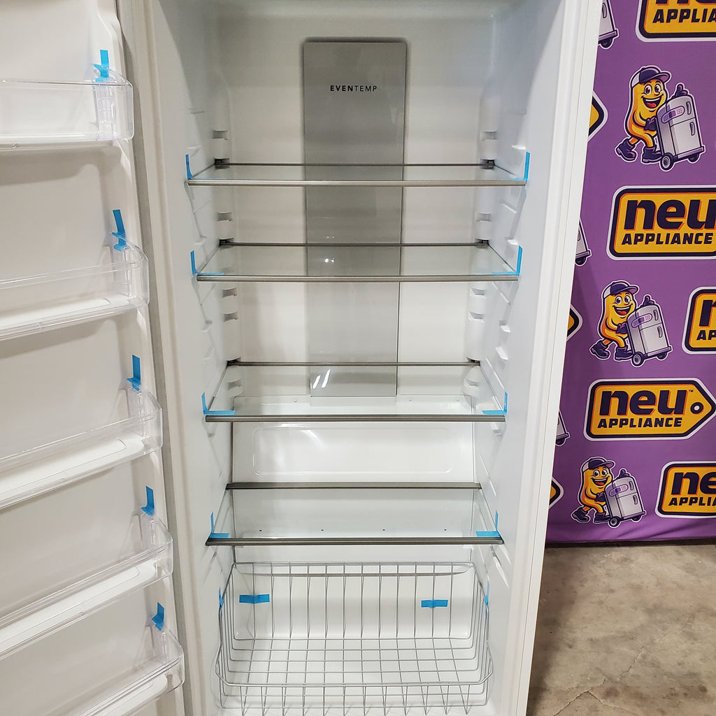 Pictures of Frigidaire 20 Cu. Ft. ENERGY STAR Garage Ready White Upright Freezer with EvenTemp™ Cooling System - FFUE2024AW - 3SD297 - Scratch & Dent (Minor) - Neu Appliance Outlet - Discount Appliance Outlet in Austin, Tx