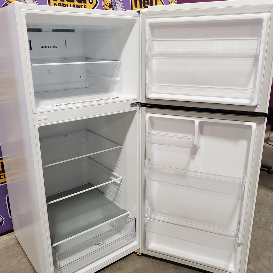 LG 28-inch 18 cu. ft. Garage Ready Top Freezer Refrigerator 22131SD110 - LT18S2100W - Scratch & Dent (Minor)
