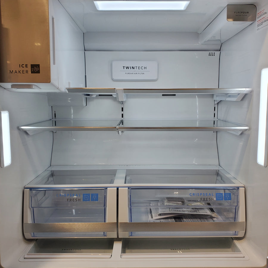 Frigidaire Gallery 22 Cu. Ft. 4-Door Counter-Depth French Door Refrigerator with Ice Maker (Fingerprint Resistant Stainless Steel) ENERGY STAR 20534SD713 - GRMC2273CF - Scratch & Dent (Major)