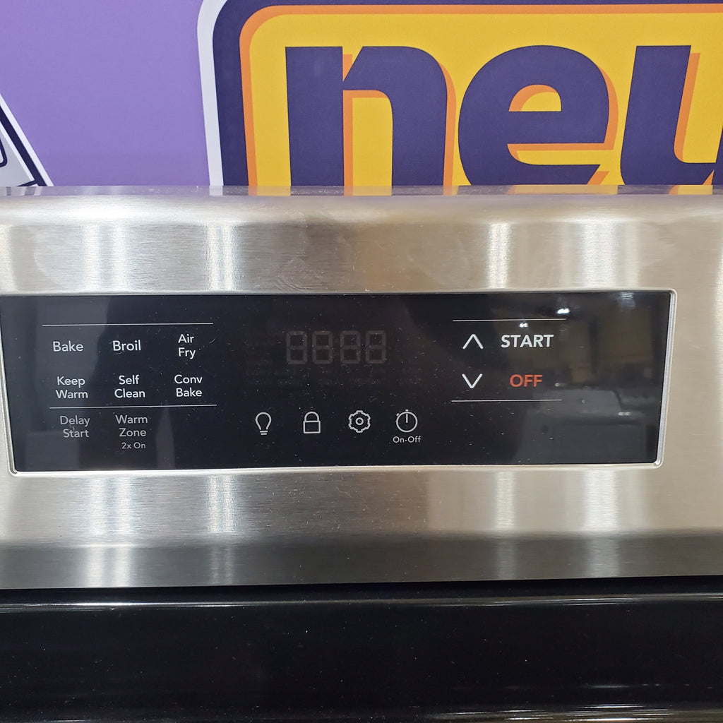 Pictures of Frigidaire 30" Electric Range with Five Cooktop Element, Air Fry and Self Cleaning FCRE3083AS - Open Box - Neu Appliance Outlet - Discount Appliance Outlet in Austin, Tx