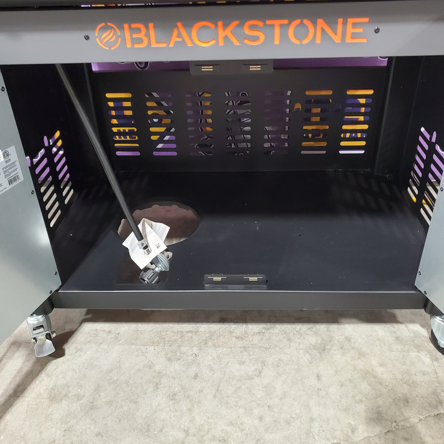 Blackstone 36in Culinary Cabinet Omnivore Griddle with Folding Prep Table 4-Burner Liquid propane Flat Top Grill 7SD341 - 2230 - Open Box