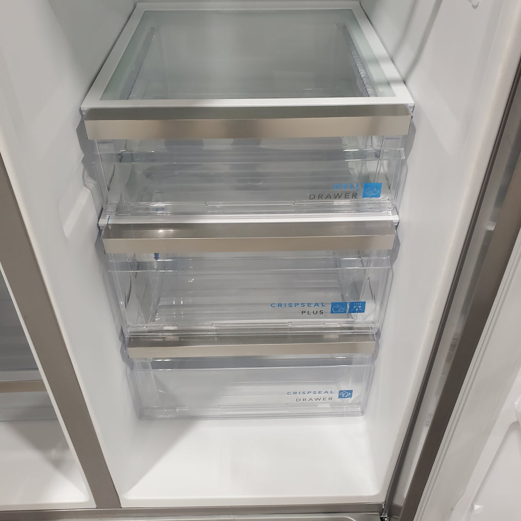 Pictures of Smudge Proof Stainless Steel ENERGY STAR Frigidaire Gallery 25.6 cu. ft. Side by Side Refrigerator with Exterior Water and Ice Dispenser - Scratch & Dent - (Minor) - Neu Appliance Outlet - Discount Appliance Outlet in Austin, Tx