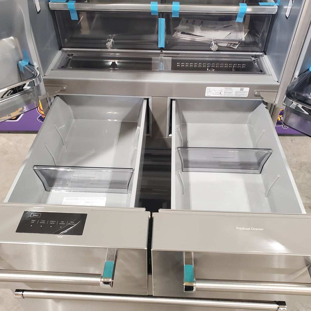 Pictures of Stainless Steel KitchenAid 25.8 cu. ft. 5 Door Refrigerator with External Ice and Water Dispenser - Open Box - Neu Appliance Outlet - Discount Appliance Outlet in Austin, Tx