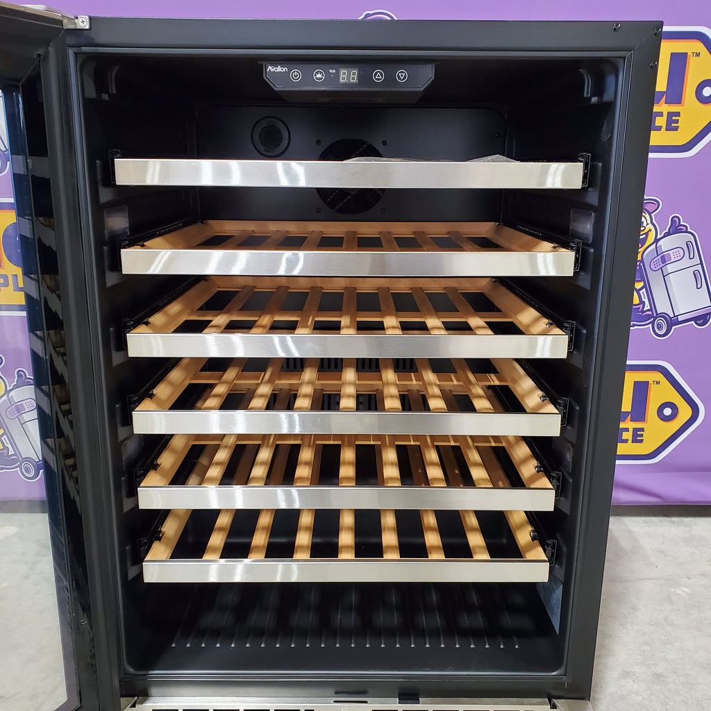 Pictures of Avallon 24 Inch Wide 53 Bottle Capacity Single Zone Wine Cooler with Right Swing Door AWC242SPRGRH - Scratch & Dent (Minor) - Neu Appliance Outlet - Discount Appliance Outlet in Austin, Tx