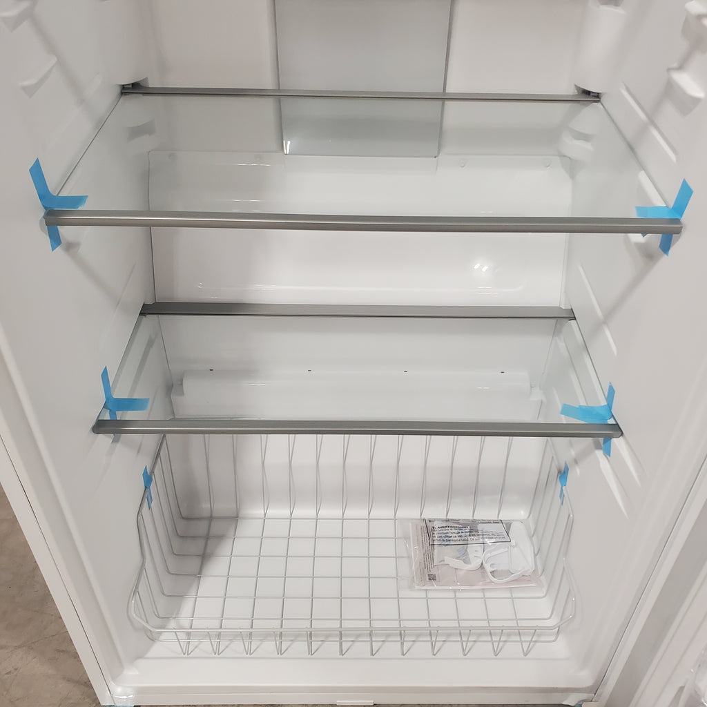 Pictures of Frigidaire 20 Cu. Ft. ENERGY STAR Garage Ready White Upright Freezer with EvenTemp™ Cooling System - 3SD402 - FFUE2024AW - Scratch & Dent (Minor) - Neu Appliance Outlet - Discount Appliance Outlet in Austin, Tx