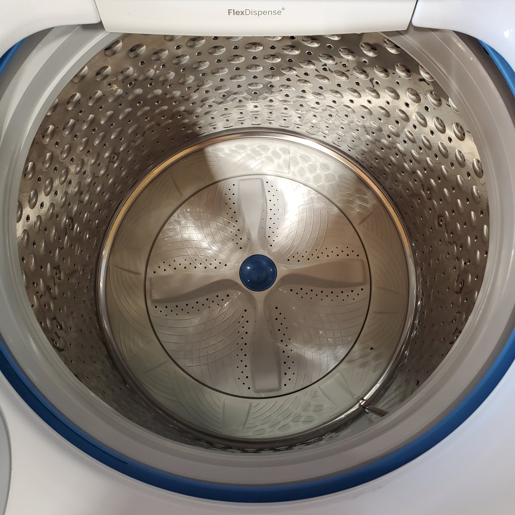 Pictures of GE Profile 5.0 cu. ft. High-Efficiency ENERGY STAR Smart Top Load Washer in White with Microban Technology PTW600BSRWS - Certified Refurbished - Neu Appliance Outlet - Discount Appliance Outlet in Austin, Tx