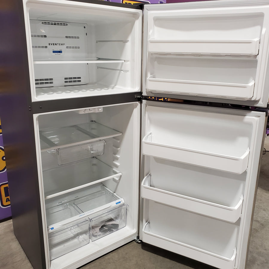 Frigidaire 18.3 cu. ft. 30" Wide Top Freezer Refrigerator with EvenTemp Cooling System 31132SD80 - FFTR1835VS - Scratch & Dent (Moderate)